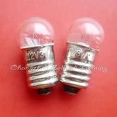Miniature lamp 12v 3w e10 base indicator pilot light bulb on red background